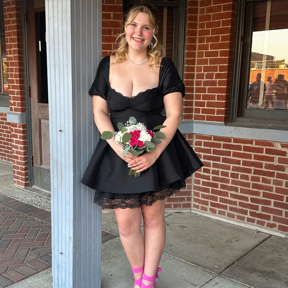 Lulu's Black Prom Dress
